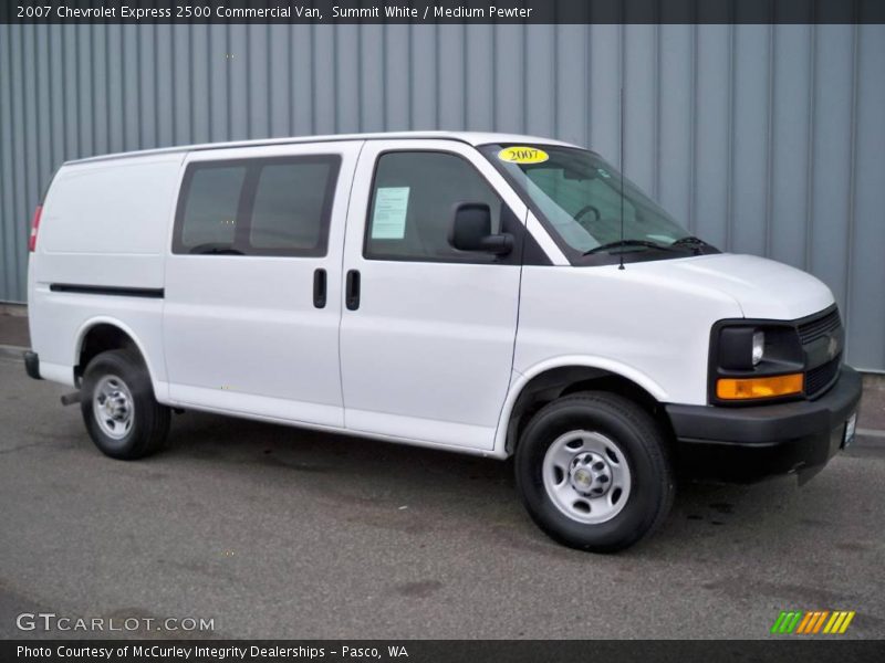 Summit White / Medium Pewter 2007 Chevrolet Express 2500 Commercial Van