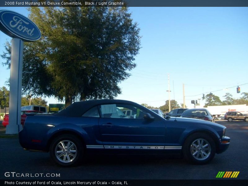 Black / Light Graphite 2008 Ford Mustang V6 Deluxe Convertible