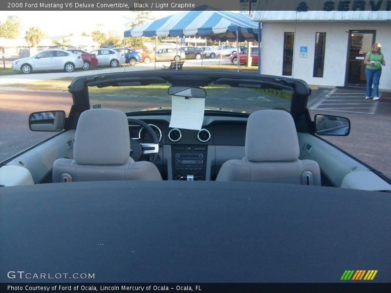 Black / Light Graphite 2008 Ford Mustang V6 Deluxe Convertible