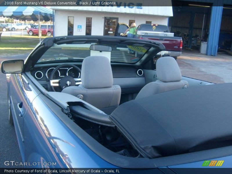 Black / Light Graphite 2008 Ford Mustang V6 Deluxe Convertible