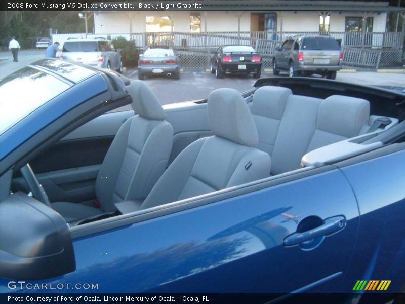 Black / Light Graphite 2008 Ford Mustang V6 Deluxe Convertible