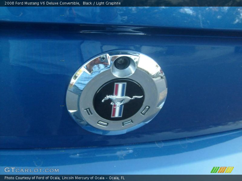 Black / Light Graphite 2008 Ford Mustang V6 Deluxe Convertible