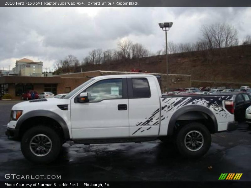 Oxford White / Raptor Black 2010 Ford F150 SVT Raptor SuperCab 4x4