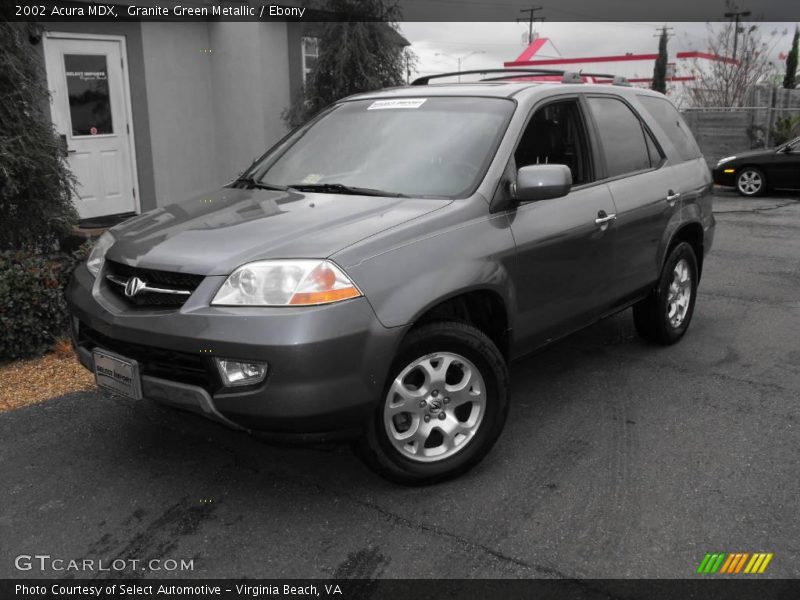 Granite Green Metallic / Ebony 2002 Acura MDX
