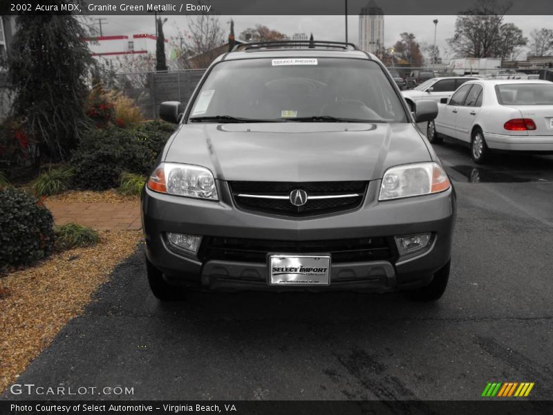 Granite Green Metallic / Ebony 2002 Acura MDX
