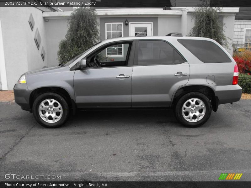 Granite Green Metallic / Ebony 2002 Acura MDX