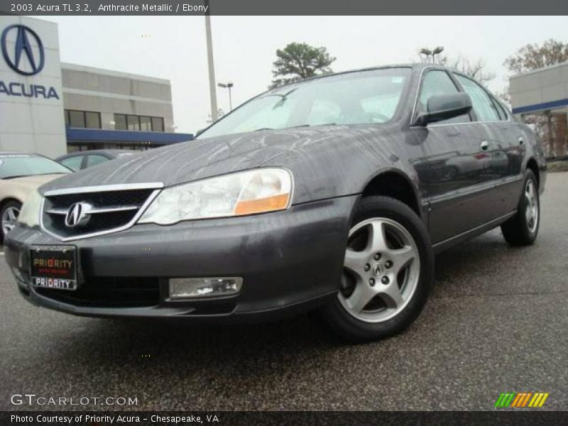 Anthracite Metallic / Ebony 2003 Acura TL 3.2