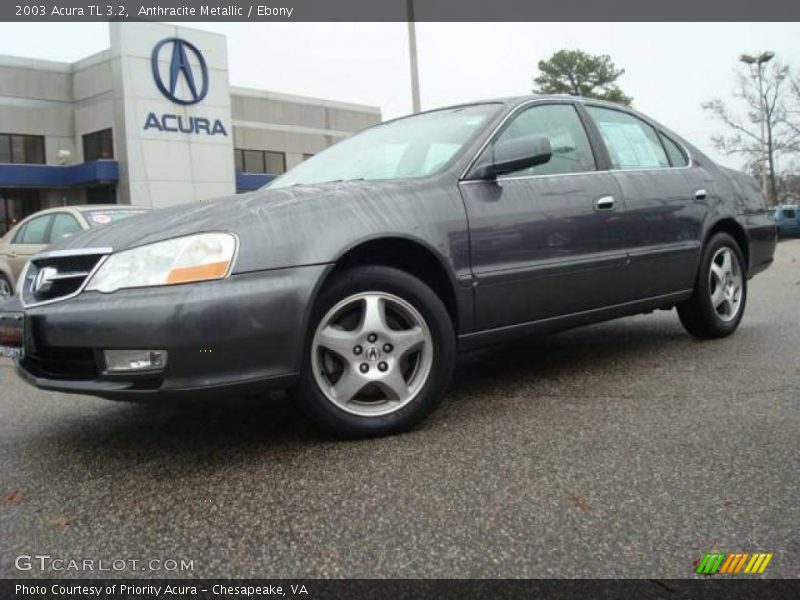 Anthracite Metallic / Ebony 2003 Acura TL 3.2