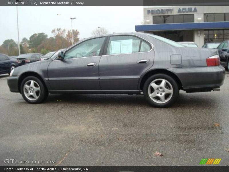 Anthracite Metallic / Ebony 2003 Acura TL 3.2