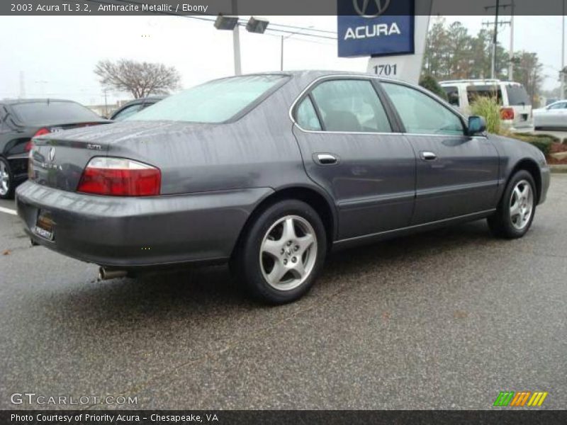 Anthracite Metallic / Ebony 2003 Acura TL 3.2