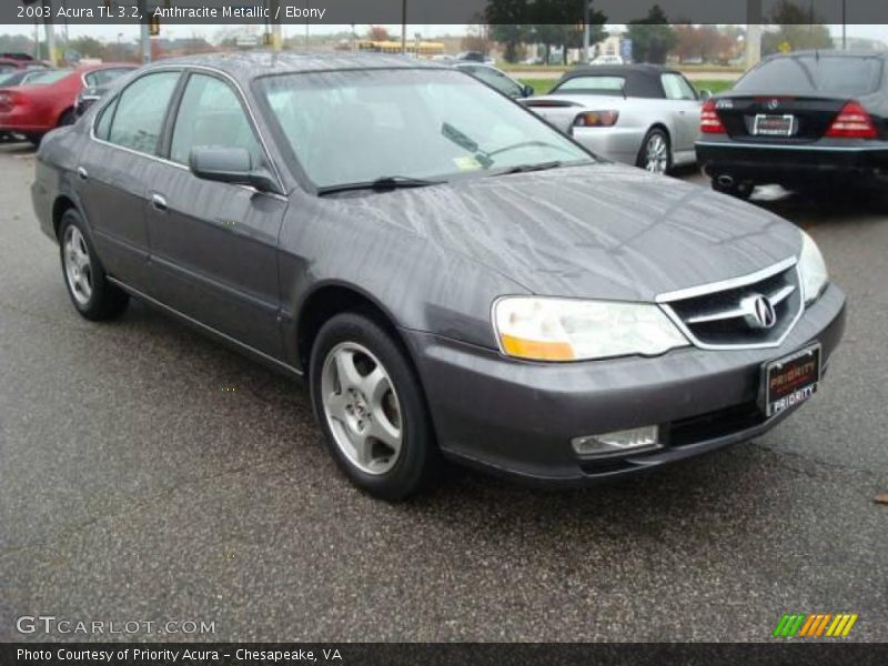 Anthracite Metallic / Ebony 2003 Acura TL 3.2