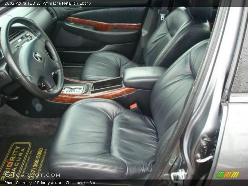 Anthracite Metallic / Ebony 2003 Acura TL 3.2