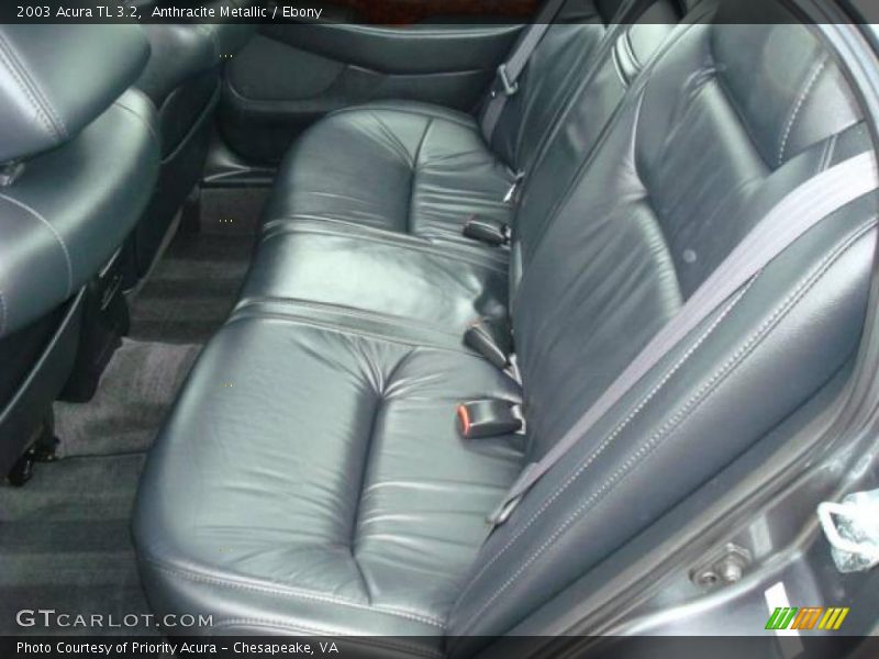 Anthracite Metallic / Ebony 2003 Acura TL 3.2