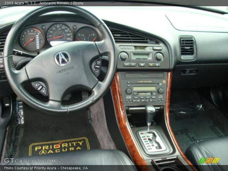 Anthracite Metallic / Ebony 2003 Acura TL 3.2