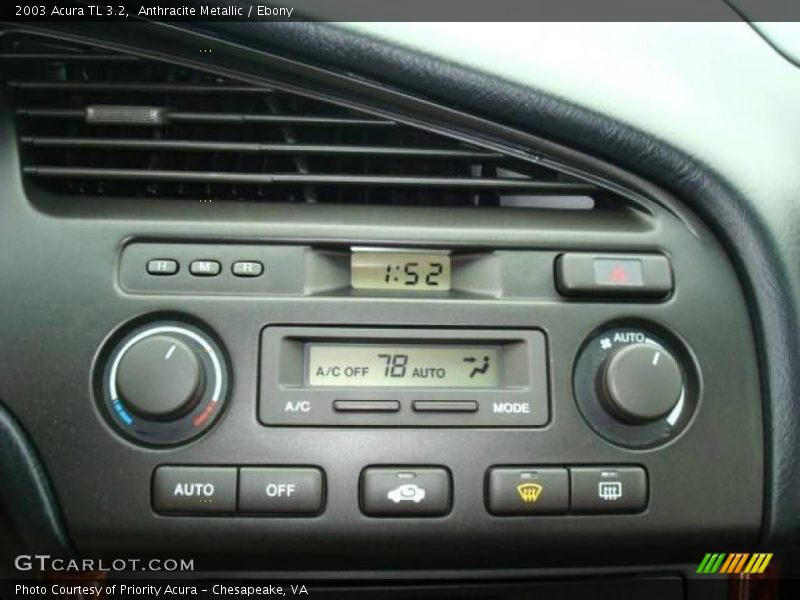 Anthracite Metallic / Ebony 2003 Acura TL 3.2