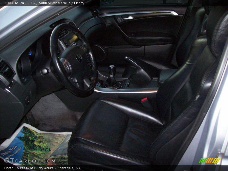 Satin Silver Metallic / Ebony 2004 Acura TL 3.2