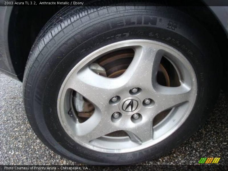 Anthracite Metallic / Ebony 2003 Acura TL 3.2