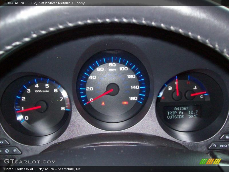 Satin Silver Metallic / Ebony 2004 Acura TL 3.2