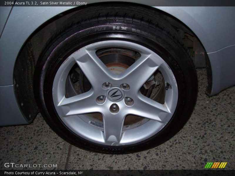 Satin Silver Metallic / Ebony 2004 Acura TL 3.2
