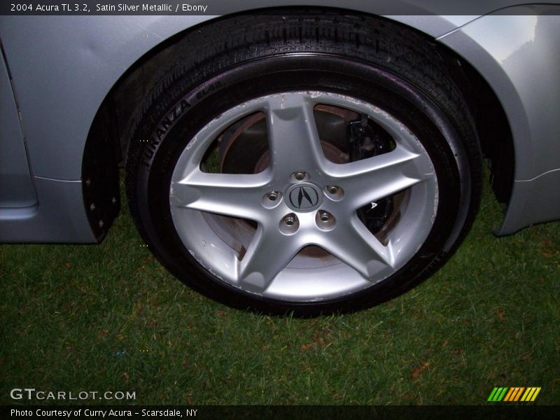 Satin Silver Metallic / Ebony 2004 Acura TL 3.2
