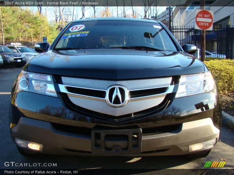 Formal Black Pearl / Bordeaux 2007 Acura MDX Sport