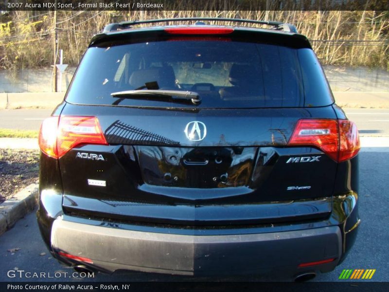 Formal Black Pearl / Bordeaux 2007 Acura MDX Sport