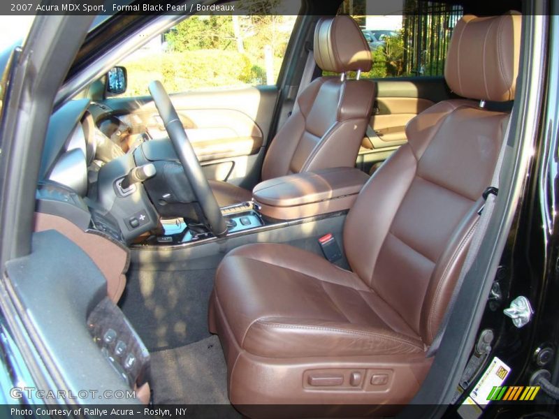 Formal Black Pearl / Bordeaux 2007 Acura MDX Sport