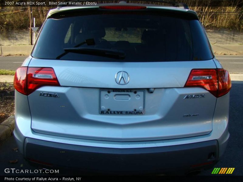Billet Silver Metallic / Ebony 2007 Acura MDX Sport