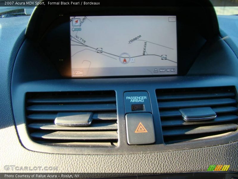 Formal Black Pearl / Bordeaux 2007 Acura MDX Sport