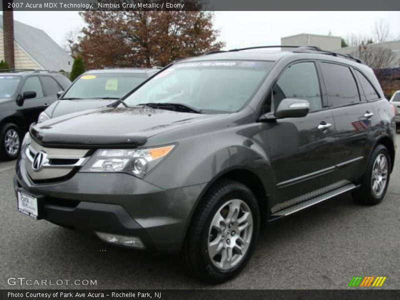 Nimbus Gray Metallic / Ebony 2007 Acura MDX Technology