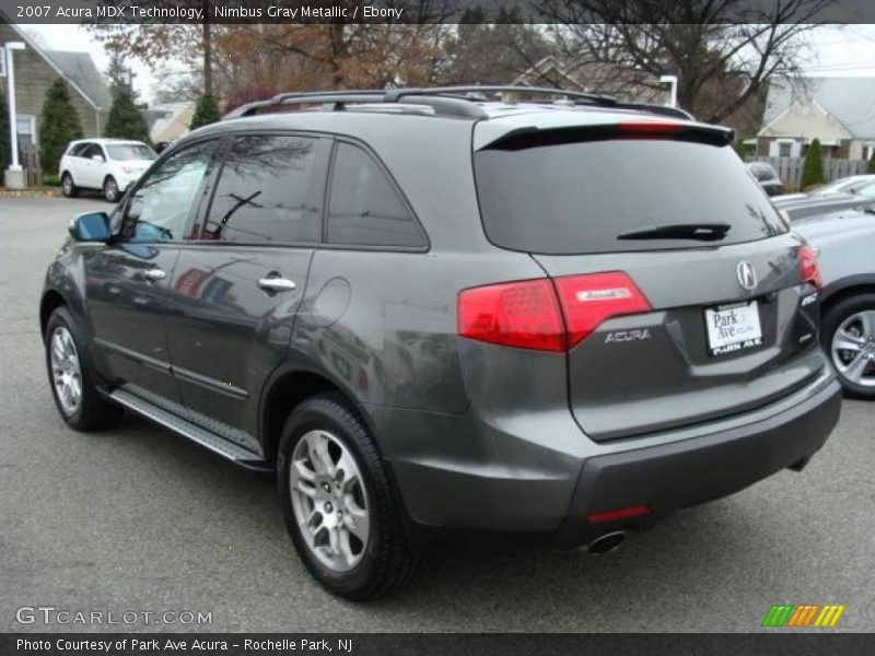 Nimbus Gray Metallic / Ebony 2007 Acura MDX Technology