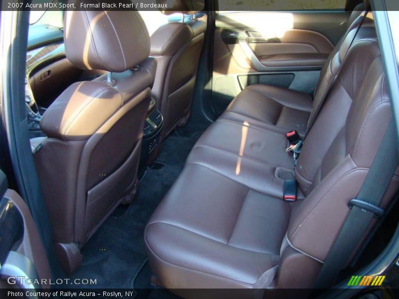Formal Black Pearl / Bordeaux 2007 Acura MDX Sport