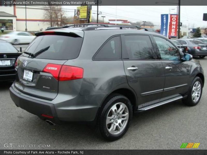Nimbus Gray Metallic / Ebony 2007 Acura MDX Technology