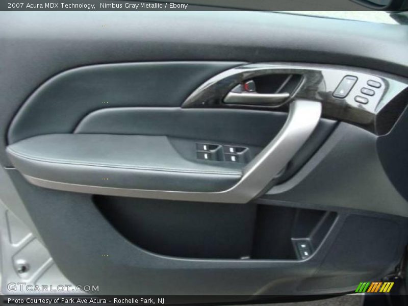 Nimbus Gray Metallic / Ebony 2007 Acura MDX Technology