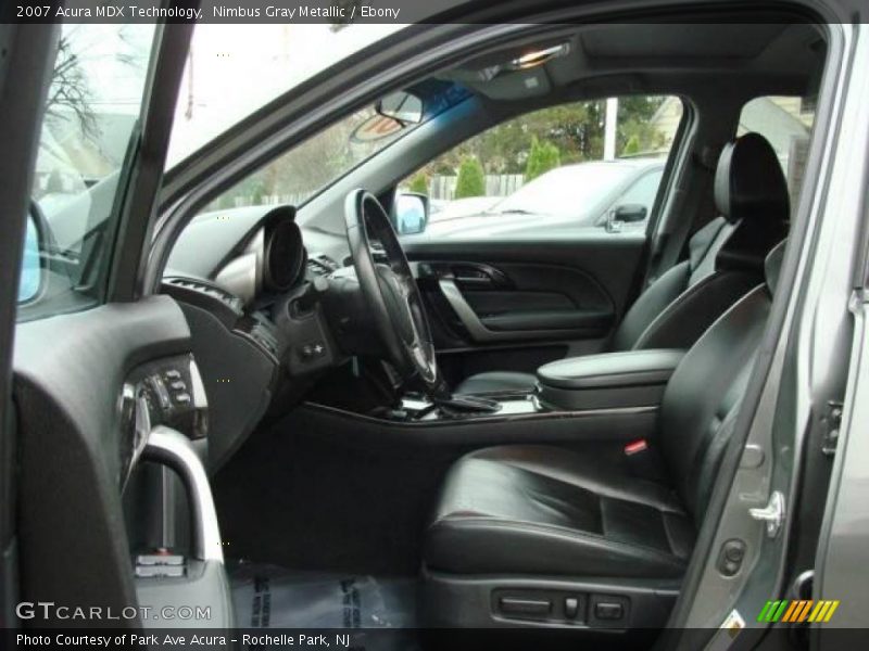 Nimbus Gray Metallic / Ebony 2007 Acura MDX Technology
