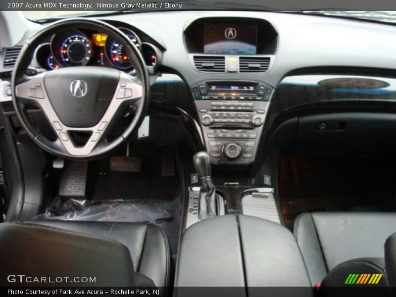 Nimbus Gray Metallic / Ebony 2007 Acura MDX Technology