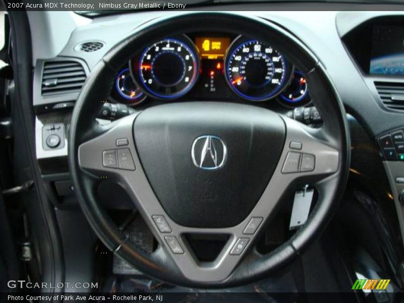 Nimbus Gray Metallic / Ebony 2007 Acura MDX Technology
