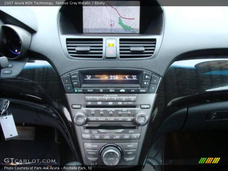 Nimbus Gray Metallic / Ebony 2007 Acura MDX Technology