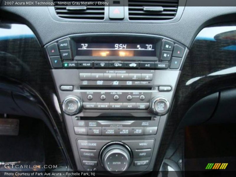 Nimbus Gray Metallic / Ebony 2007 Acura MDX Technology