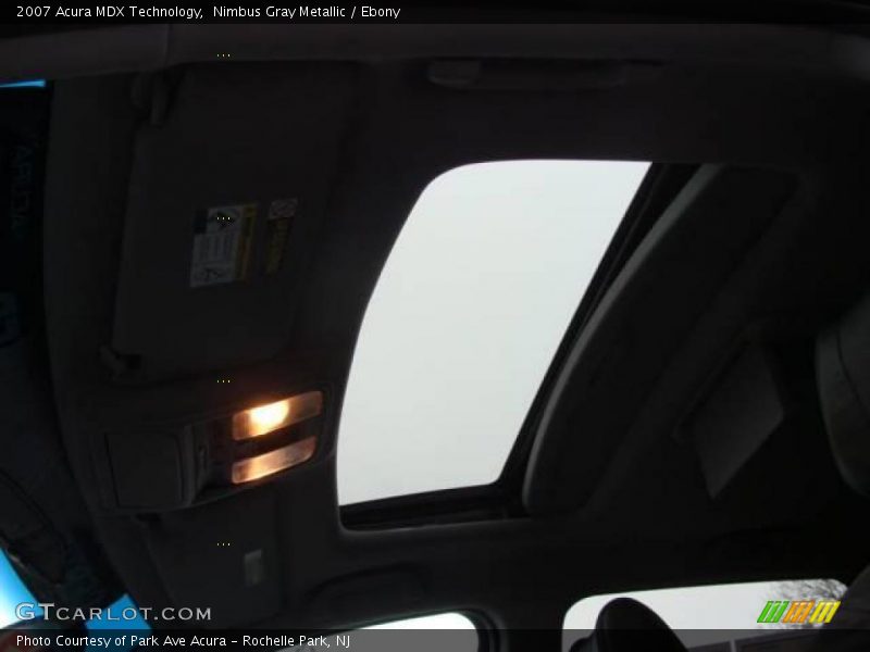 Nimbus Gray Metallic / Ebony 2007 Acura MDX Technology
