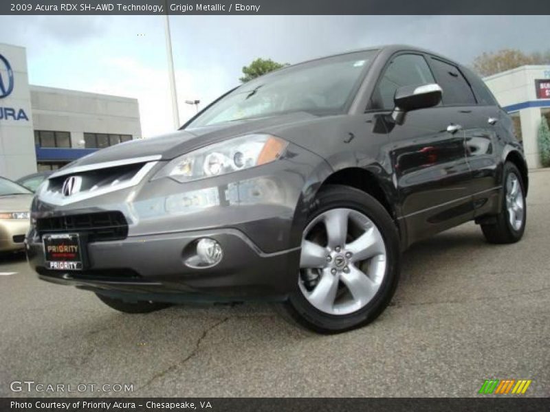 Grigio Metallic / Ebony 2009 Acura RDX SH-AWD Technology