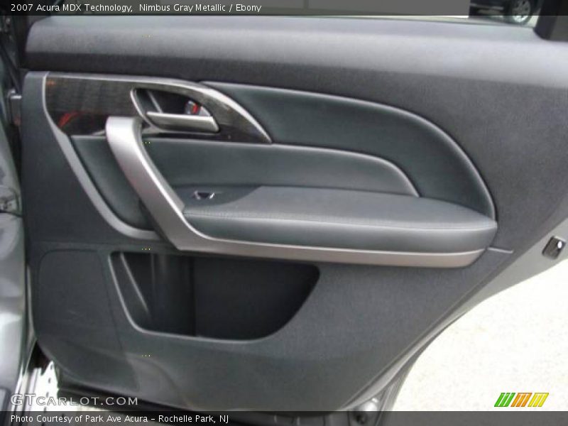 Nimbus Gray Metallic / Ebony 2007 Acura MDX Technology