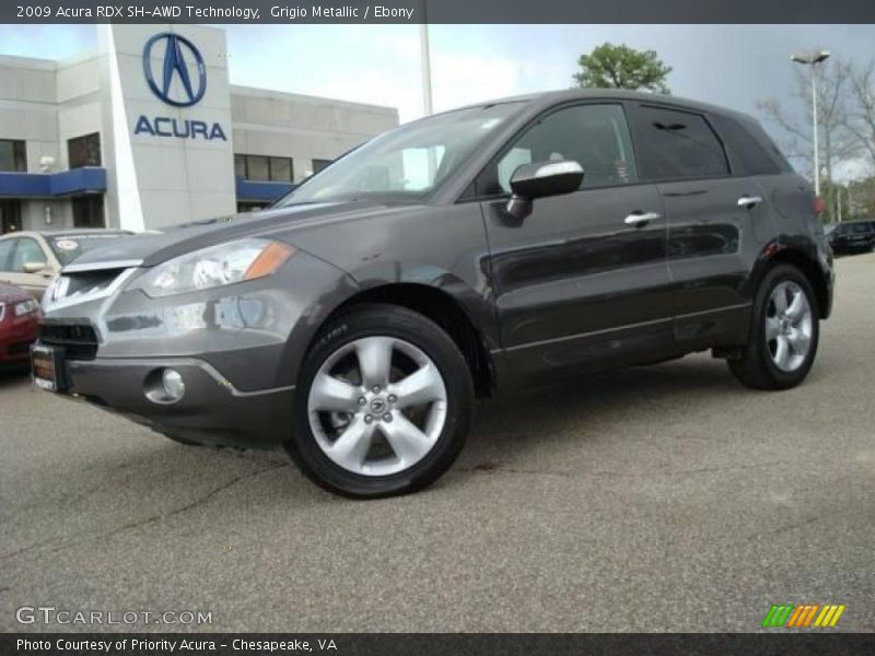 Grigio Metallic / Ebony 2009 Acura RDX SH-AWD Technology