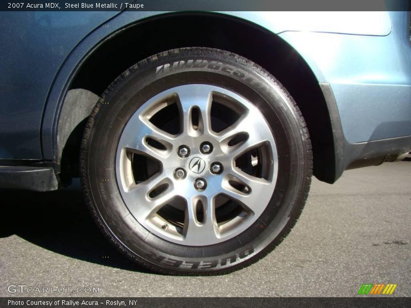 Steel Blue Metallic / Taupe 2007 Acura MDX