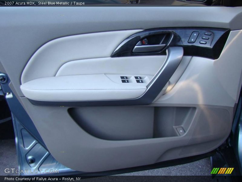 Steel Blue Metallic / Taupe 2007 Acura MDX