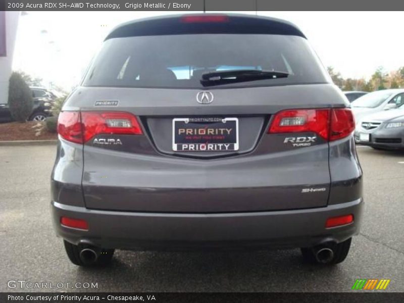 Grigio Metallic / Ebony 2009 Acura RDX SH-AWD Technology