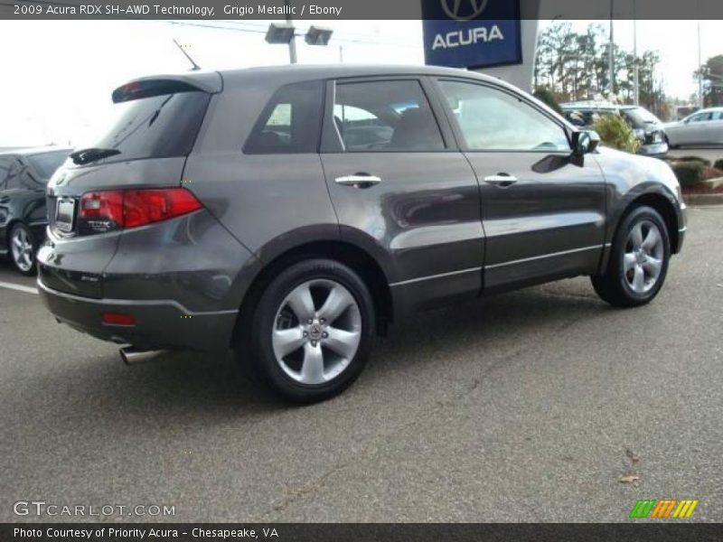 Grigio Metallic / Ebony 2009 Acura RDX SH-AWD Technology