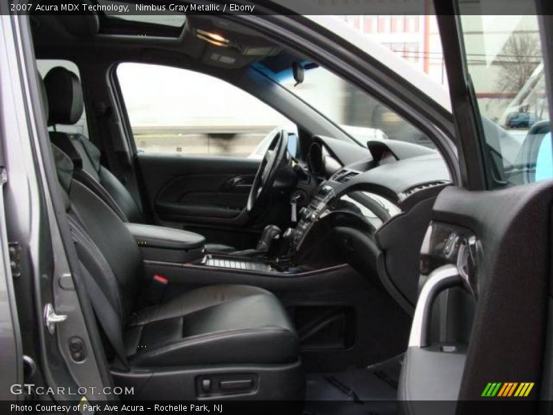 Nimbus Gray Metallic / Ebony 2007 Acura MDX Technology