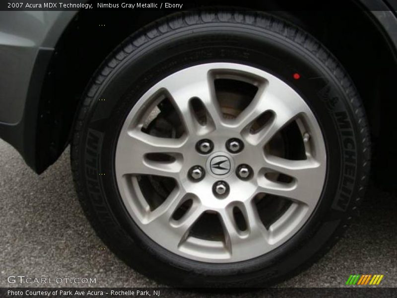 Nimbus Gray Metallic / Ebony 2007 Acura MDX Technology