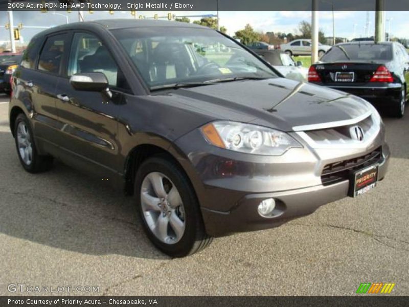 Grigio Metallic / Ebony 2009 Acura RDX SH-AWD Technology